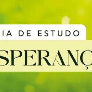 Bíblia de Estudo Esperança (capa dura) – Verde luzes