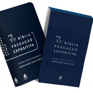 Bíblia Pregação Expositiva – RA – Luxo azul