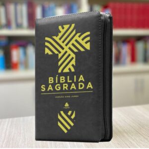 Bíblia Sagrada King James com zíper – Preta