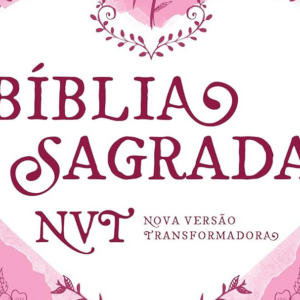 Bíblia NVT – Coração rosa