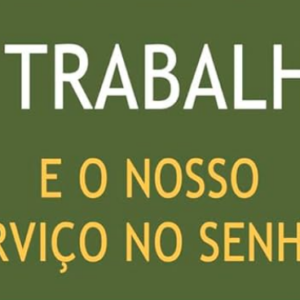 O trabalho e o nosso serviço no Senhor (James M. Hamilton Jr.)