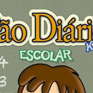 Pão Diário Kids Escolar (Quadro negro)