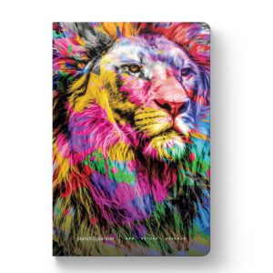 Sketch e Planner – Ore, estude, desenhe (The Lion colorida)